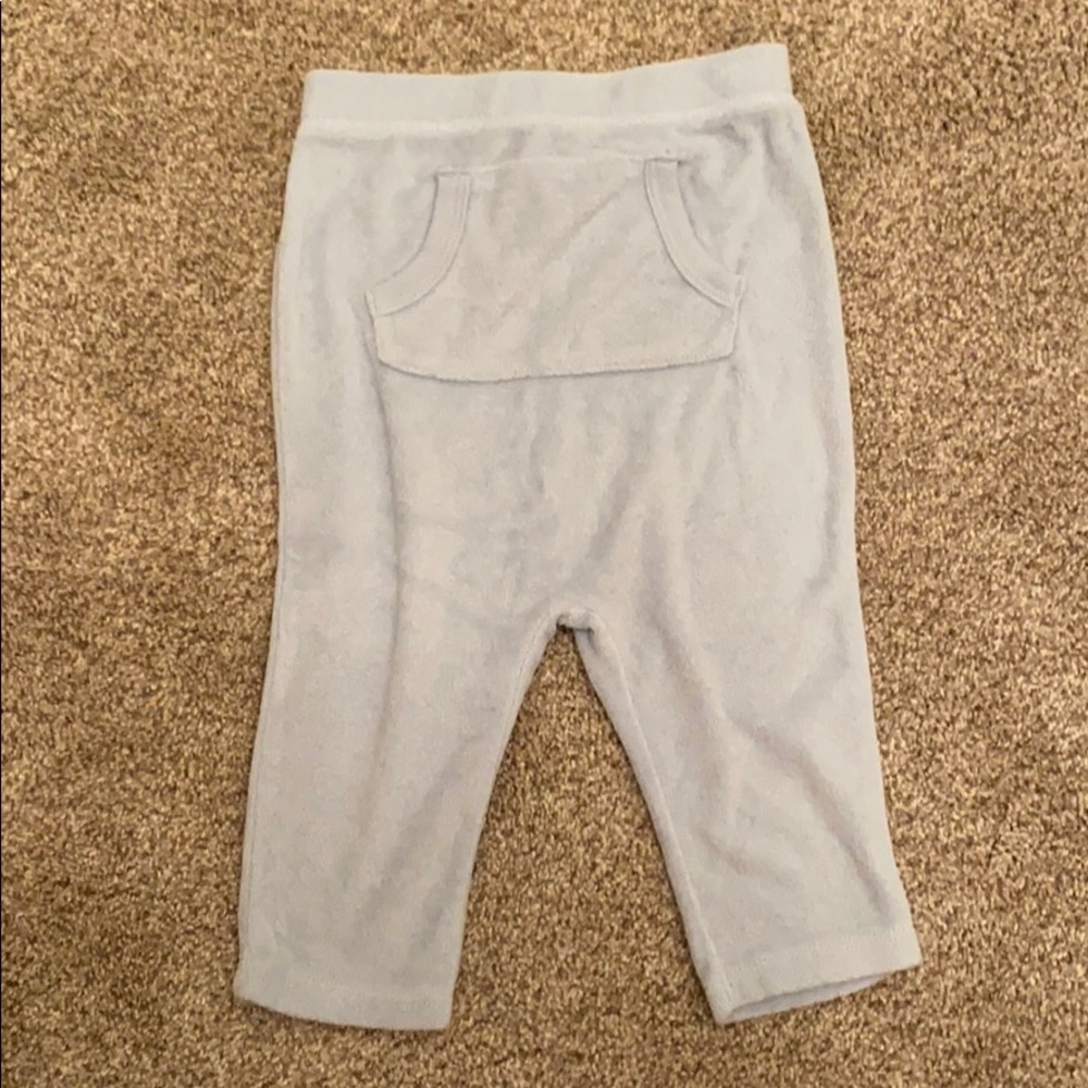 Gymboree light blue terry cloth pants
